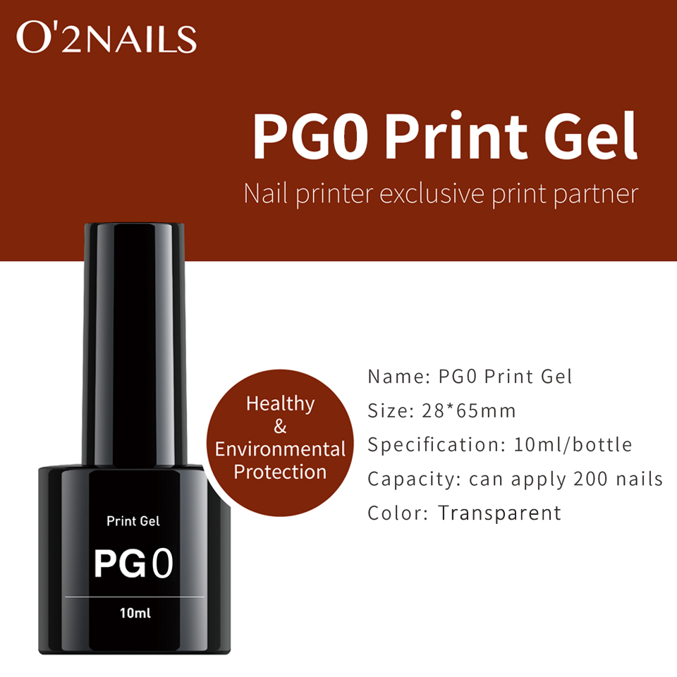 Print Gel for O'2NAILS Nail Printer Special Gel for Nail Printing