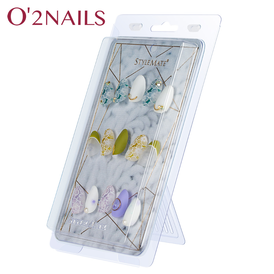 12Pcs/pack Nail Display Case Water and Dust Proof Nail Art Display Box Manicure Tools For Nail Salon