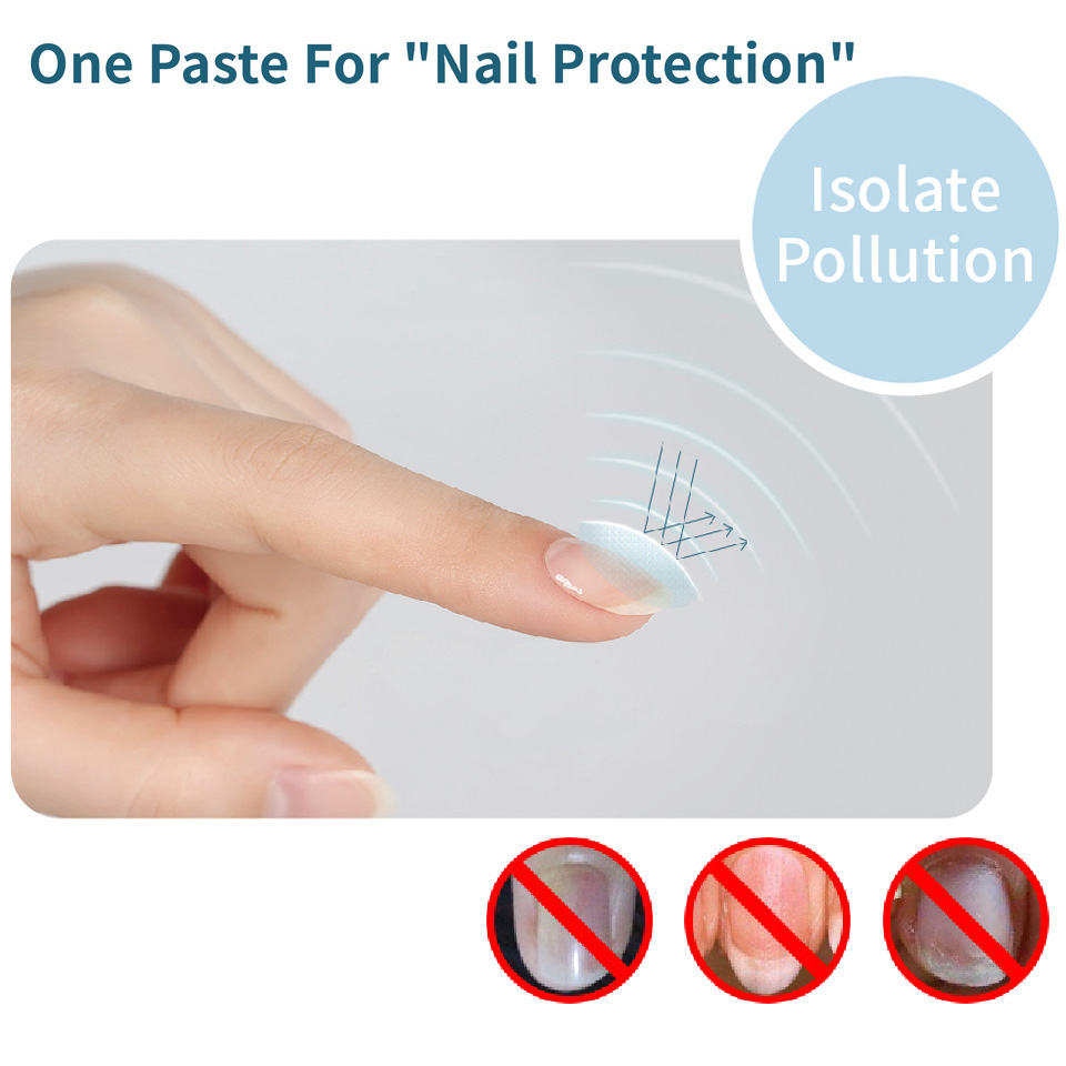 10Pcs/pack Nail Guard Sticker One Paste for Nail Protection Base Coat For Nail Art